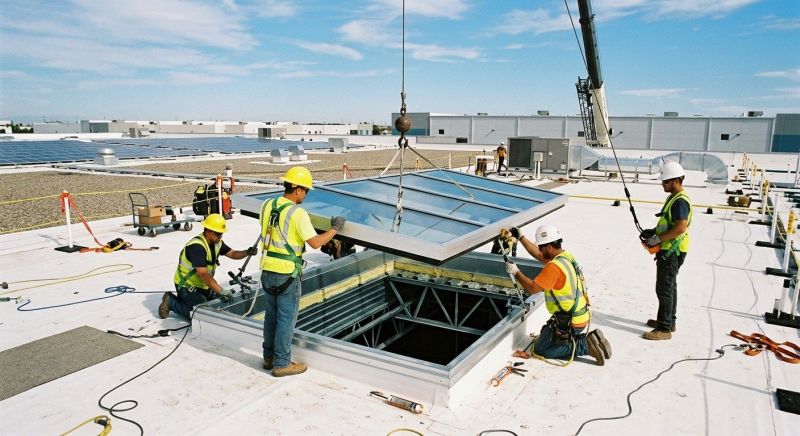 Commercial Skylight Renovation in Renton, WA