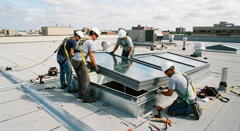 Commercial Skylight Renovation in Napa, CA