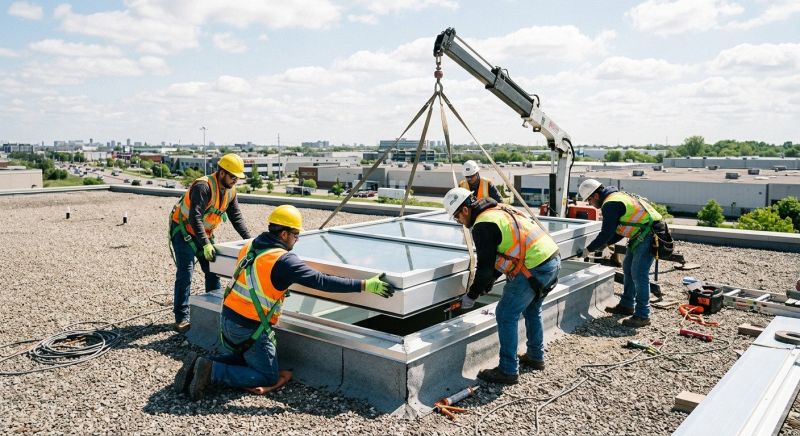 Commercial Skylight Renovation in Beaumont, TX