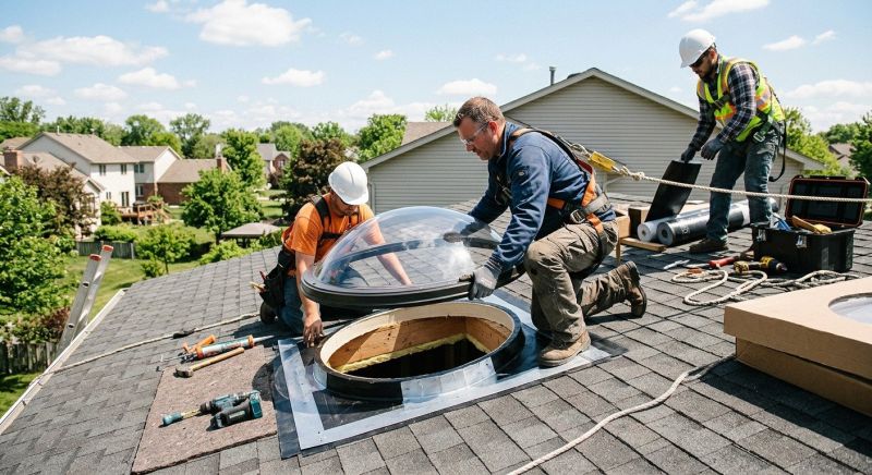 Dome Skylight Replacement in Gig Harbor, WA